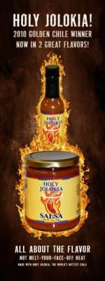 Image of Bhut Jolokia chile sauce jar